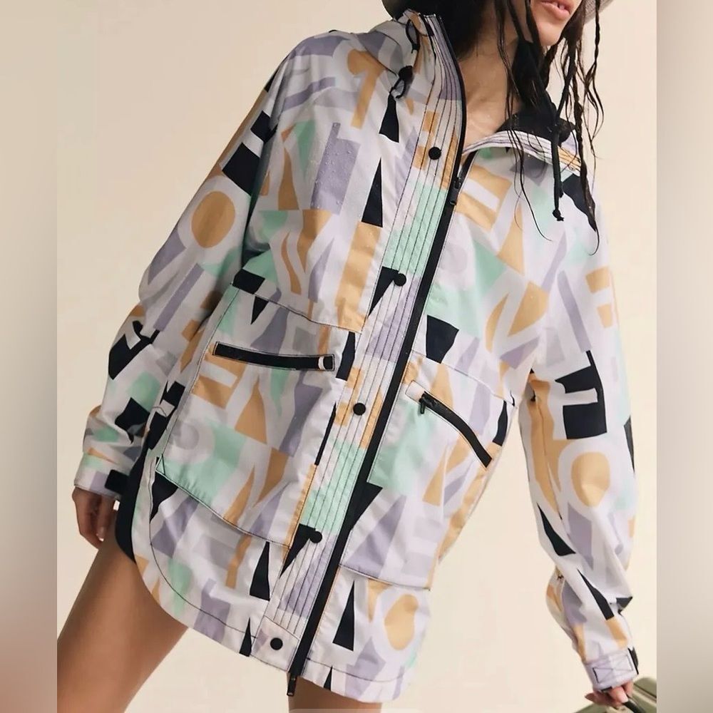 Free People FP Movement Singing in the Rain Packable Jacket